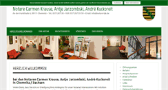 Desktop Screenshot of notare-kjk.de