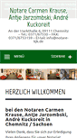 Mobile Screenshot of notare-kjk.de